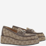 Mocassini con zeppa Horsebit 794316 FADC19741 GUCCI 