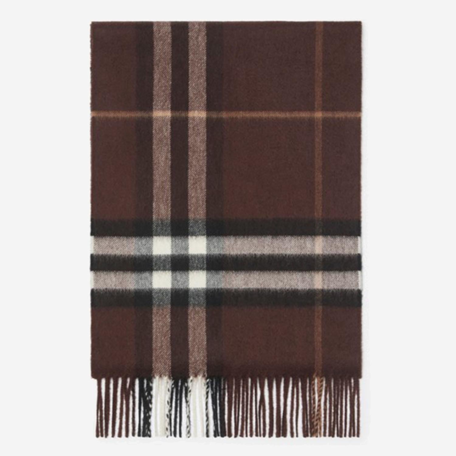SCIARPA IN CASHMERE CON MOTIVO CHECK 8112638 TREACLEBROWN BURBERRY 