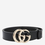 CINTURA SOTTILE GG MARMONT<BR/> 625839 0AAA51000 GUCCI 