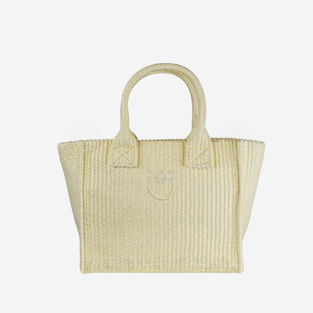 BORSA SHOPPING IN RAFIA 106832 A39YC39 PINKO 