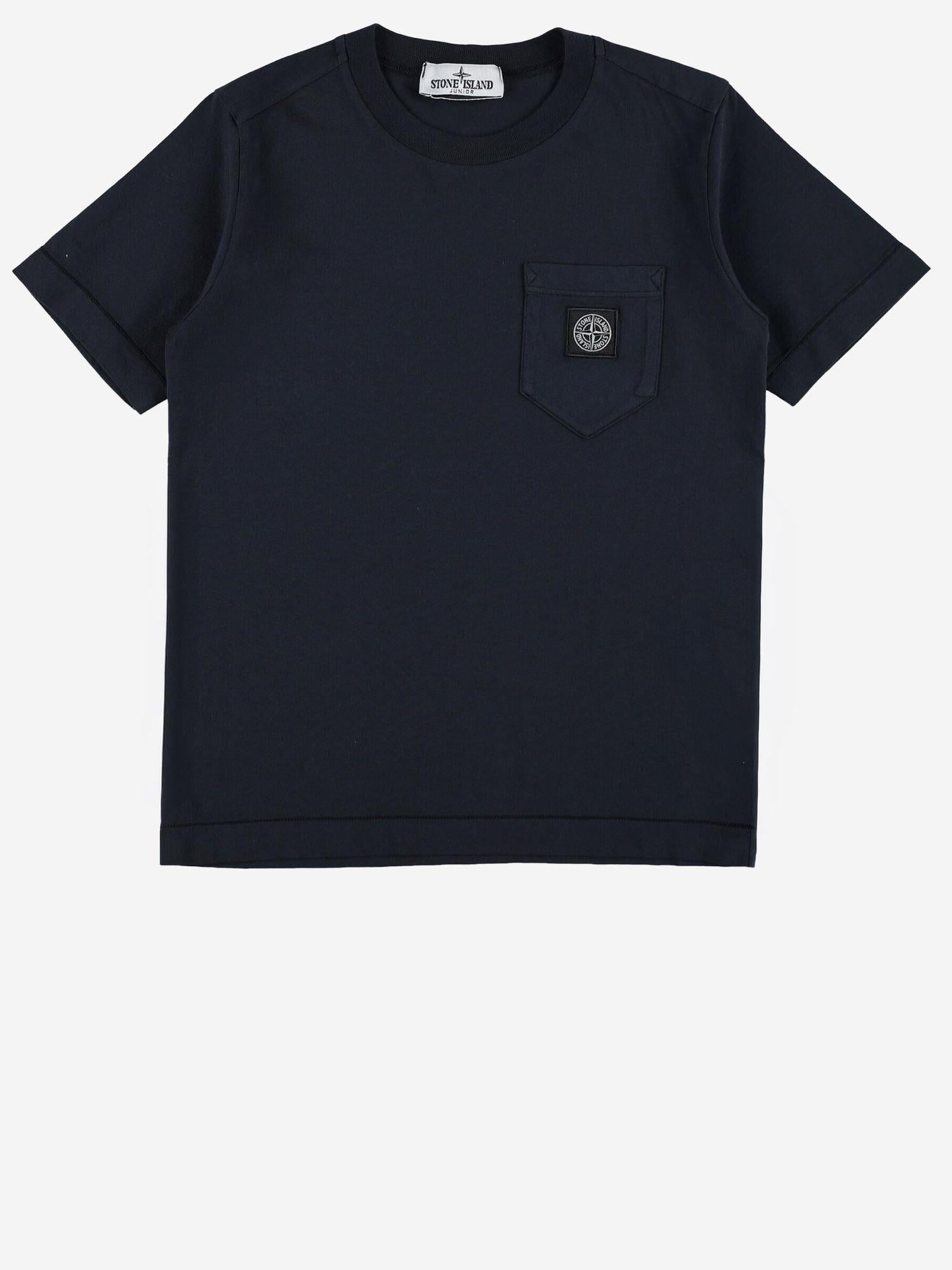 T-SHIRT IN COTONE CON LOGO 2100003 S0047V0020 STONE ISLAND KIDS 
