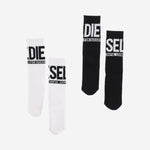 SET DI DUE PAIA DI CALZINI CON LOGO 00J4MX 0BAWNK900G DIESEL KIDS 