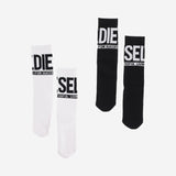 SET DI DUE PAIA DI CALZINI CON LOGO 00J4MX 0BAWNK900G DIESEL KIDS 