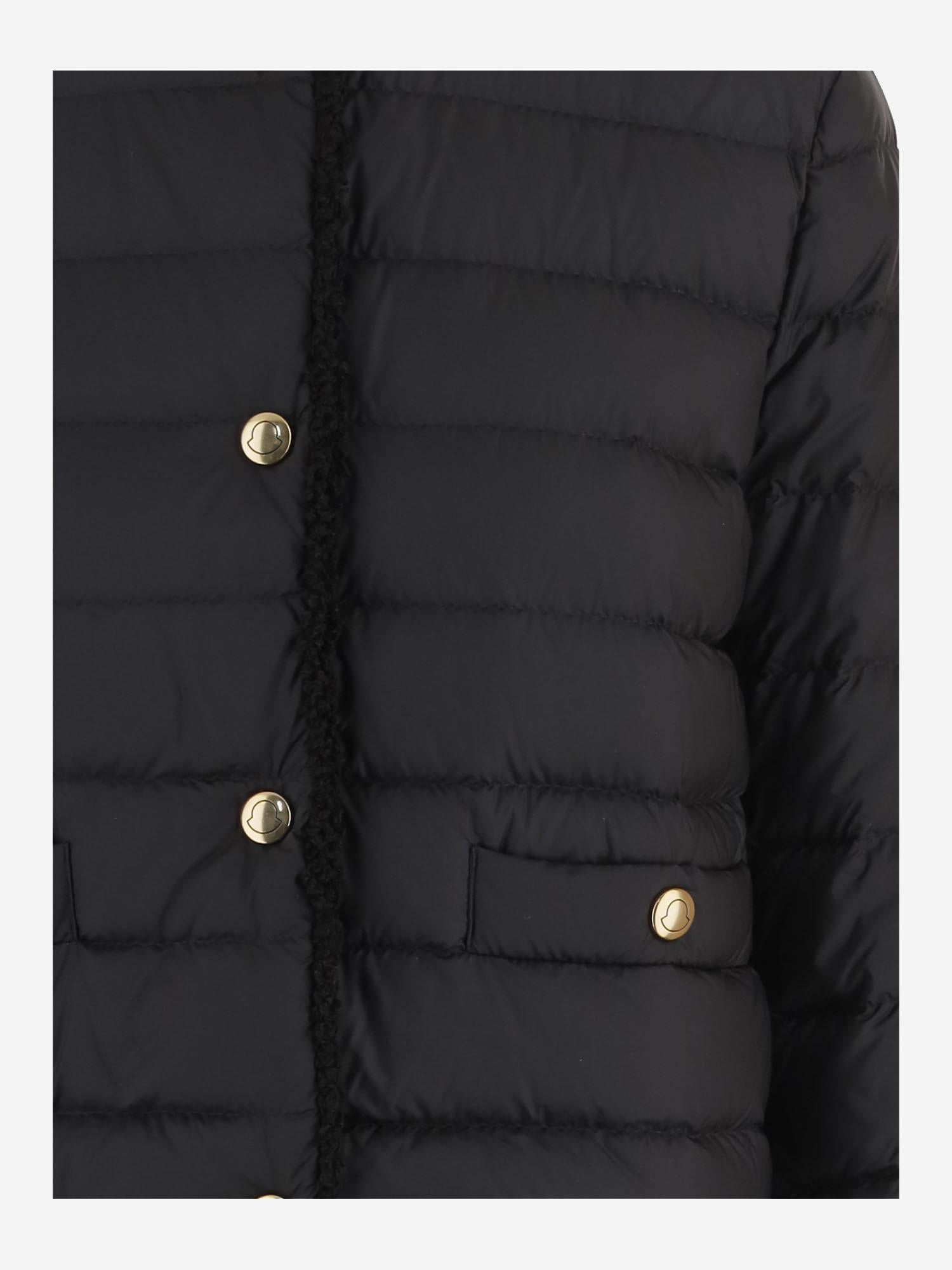 PIUMINO CORTO FLEURS CON FINITURE BOUCLÉ 1A00104 597YF999 MONCLER 