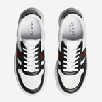 SNEAKERS IN PELLE CON SUOLA OVERSIZE 848317 AAE0H1097 GUCCI 