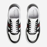 SNEAKERS IN PELLE CON SUOLA OVERSIZE 848317 AAE0H1097 GUCCI 