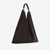 BORSA IN PELLE SCAMOSCIATA BINDLE THREE W1263L613 BRMS THE ROW 