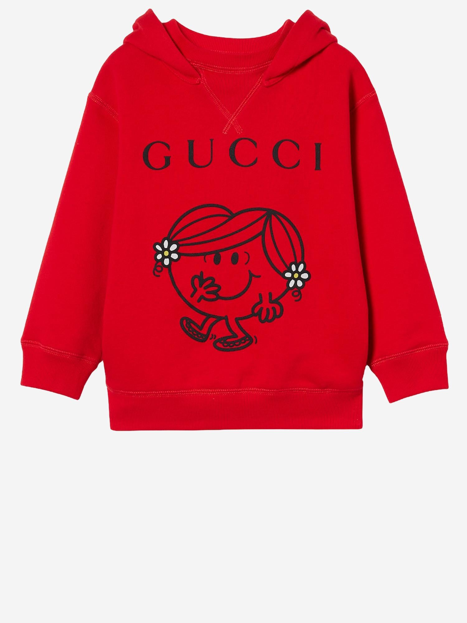 FELPA IN COTONE CON STAMPA 857454 XJHRA6178 GUCCI KIDS 