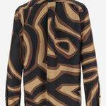 CAMICIA IN SETA CON STAMPA LABIRINTO 5URJ09 5U741049 EMILIO PUCCI 