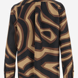 CAMICIA IN SETA CON STAMPA LABIRINTO 5URJ09 5U741049 EMILIO PUCCI 