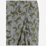 GONNA IN SETA STAMPATA 010800 1163606 DRIES VAN NOTEN 