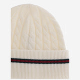 BEANIE  IN LANA CON NASTRO WEB 828912 4K2069166 GUCCI KIDS 