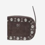 BORSA A TRACOLLA NELLCÔTE IN PELLE SCAMOSCIATA 7W2B0R74 JET0TO VALENTINO GARAVANI 
