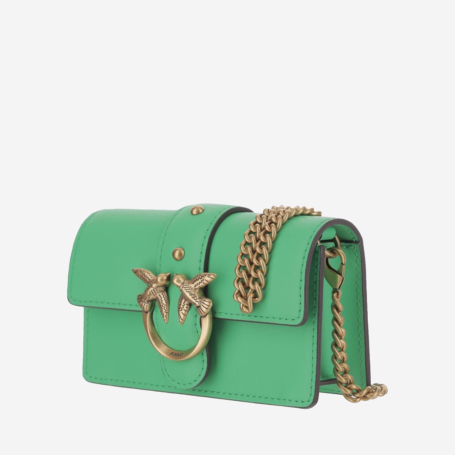 BORSA MICRO LOVE ONE SIMPLY 100064 A0F1U59Q PINKO 