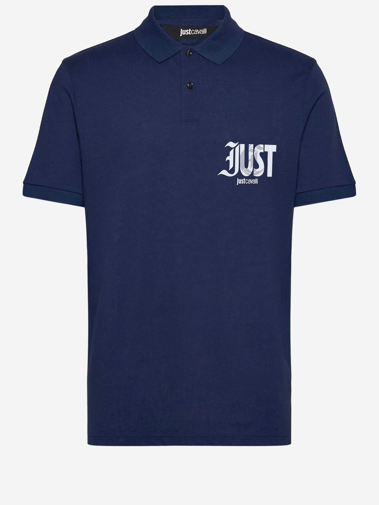 POLO IN COTONE CON LOGO 80OAGT28 CJ500204 JUST CAVALLI 