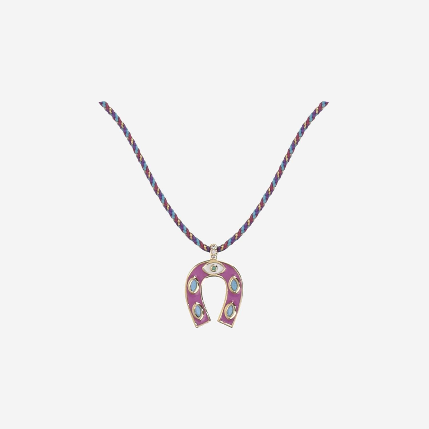 COLLANA MINI FERRO DI CAVALLO CO373 ORO MYA BAY 