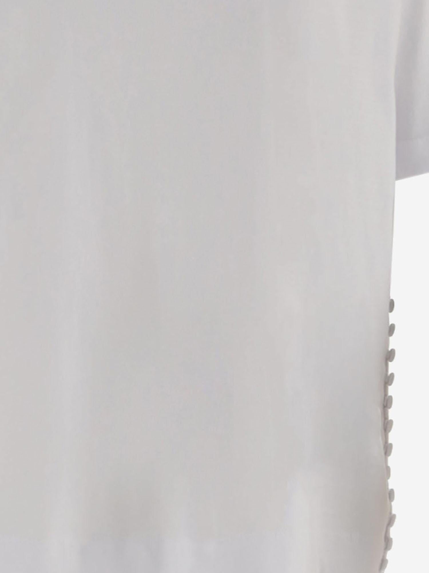 T-SHIRT IN COTONE CON BOTTONI DECORATIVI 011114 2603001 DRIES VAN NOTEN 