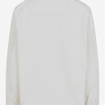 CAMICIA IN COTONE CON RICAMO LOGO UJK897DE0126 136 AMI 
