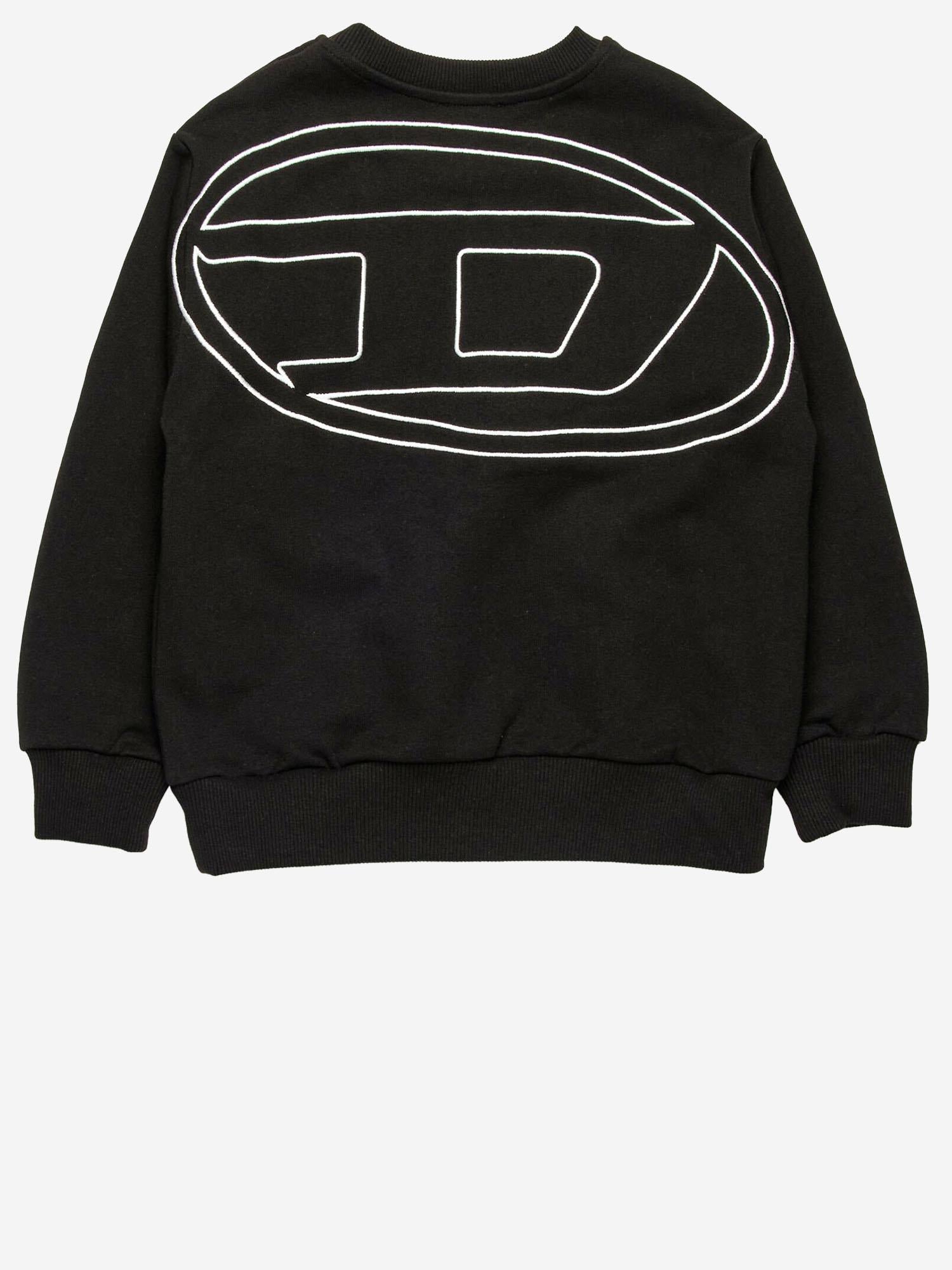 FELPA IN COTONE CON LOGO J02274 0GYCJK900 DIESEL KIDS 
