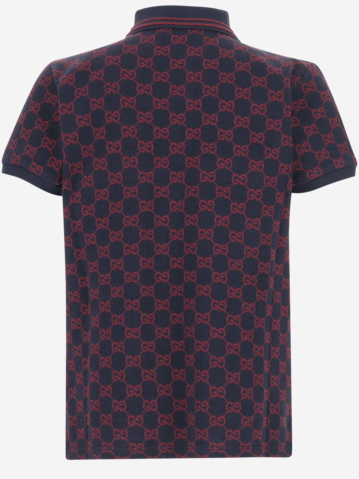 POLO IN COTONE GG 825157 XJHBA4390 GUCCI KIDS 