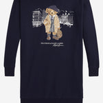 ABITO IN MISTO COTONE CON STAMPA POLO BEAR 313979036 001 POLO RALPH LAUREN KIDS 