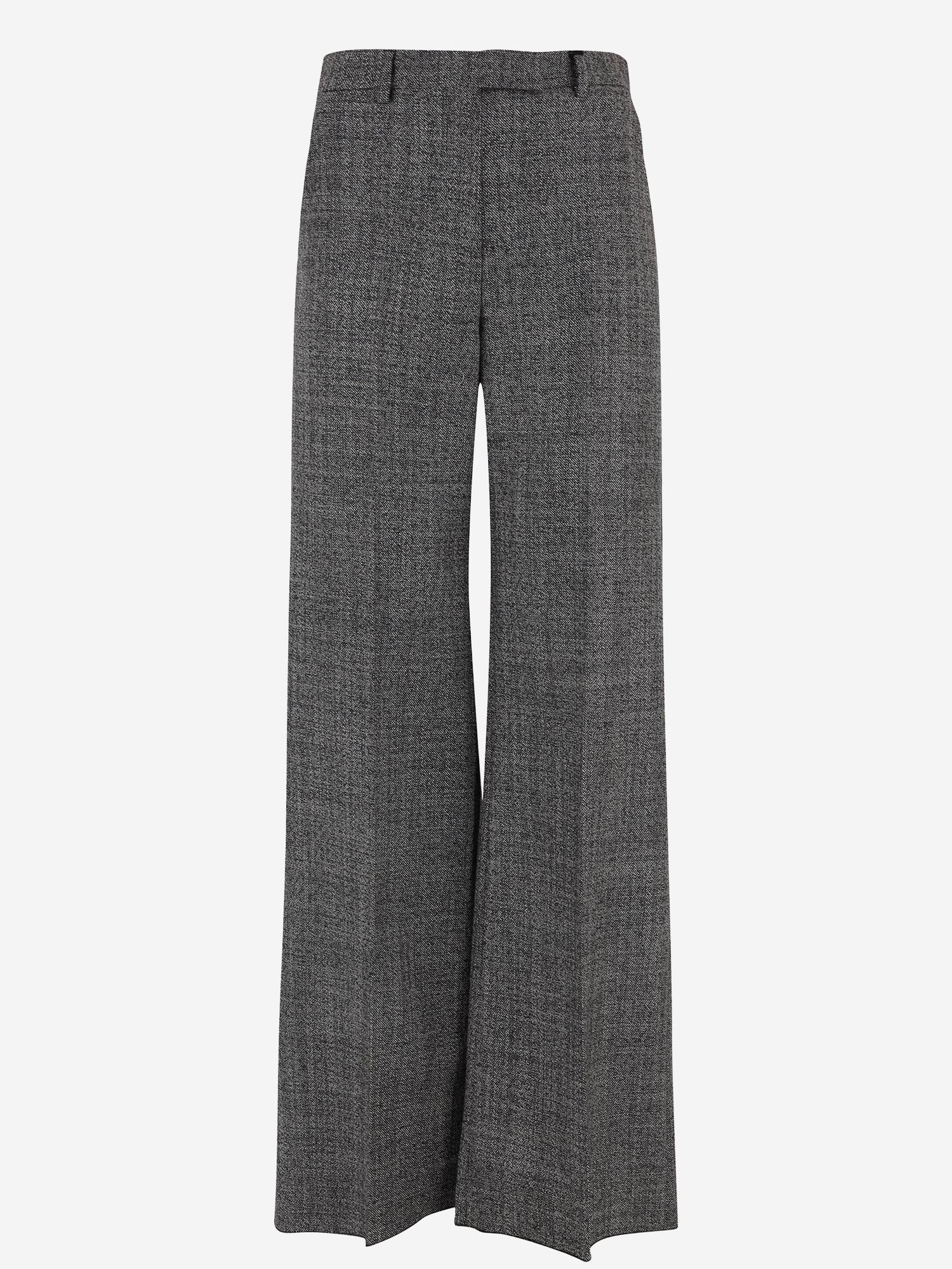 PANTALONI A GAMBA AMPIA IN LANA 7B0RB6S0 9URA01 VALENTINO 