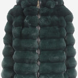 CAPPOTTO IN PELLICCIA SINTETICA EF206 FCN015 UNCOMMON 