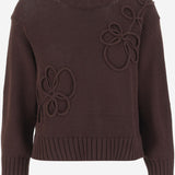 PULLOVER IN MISTO COTONE CON RICAMO P103 400 BRUNO MANETTI 