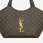 Borsa media ICARE in nappa trapuntata 871494 AAANG3212 SAINT LAURENT 