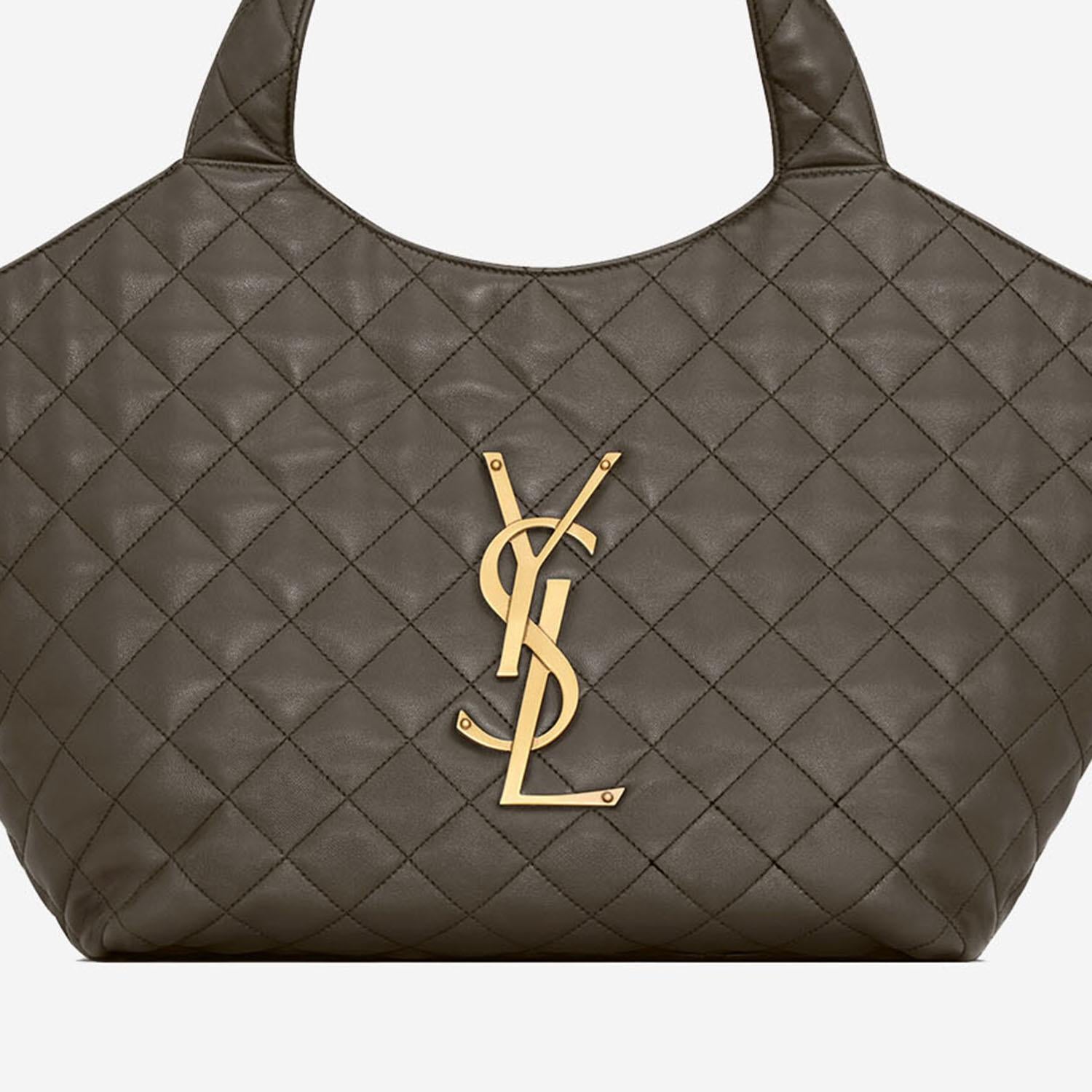 Borsa media ICARE in nappa trapuntata 871494 AAANG3212 SAINT LAURENT 