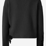 Maglione in misto lana stretch con pizzo 105505 A2R1Z99 PINKO 