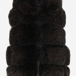 CAPPOTTO IN PELLICCIA SINTETICA CON ZIP AH126 FFX005 UNCOMMON 