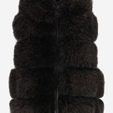CAPPOTTO IN PELLICCIA SINTETICA CON ZIP AH126 FFX005 UNCOMMON 