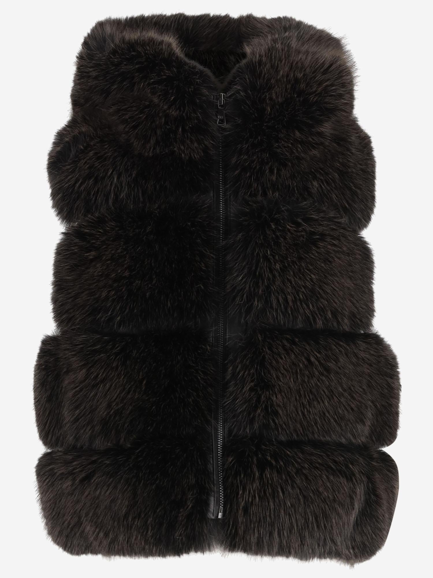 CAPPOTTO IN PELLICCIA SINTETICA CON ZIP AH126 FFX005 UNCOMMON 