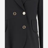 Giacca sartoriale con cintura in lana JA0350103 999B PATOU 