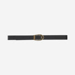 Cintura con fibbia a forma di staffa 837014 AAE2M1000 GUCCI 