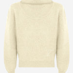 Maglione con dolcevita ampio in lana e cashmere SWW00624AK00278 110 JACQUEMUS 