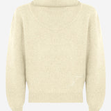 Maglione con dolcevita ampio in lana e cashmere SWW00624AK00278 110 JACQUEMUS 