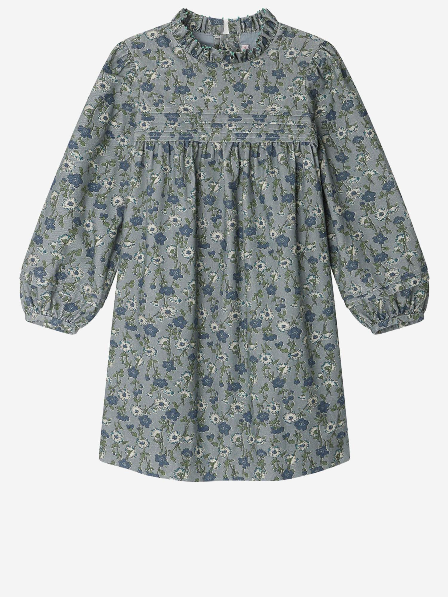 ABITO TOPAZ IN COTONE CON MOTIVO FLOREALE W05GDRW00053 543B BONPOINT KIDS 