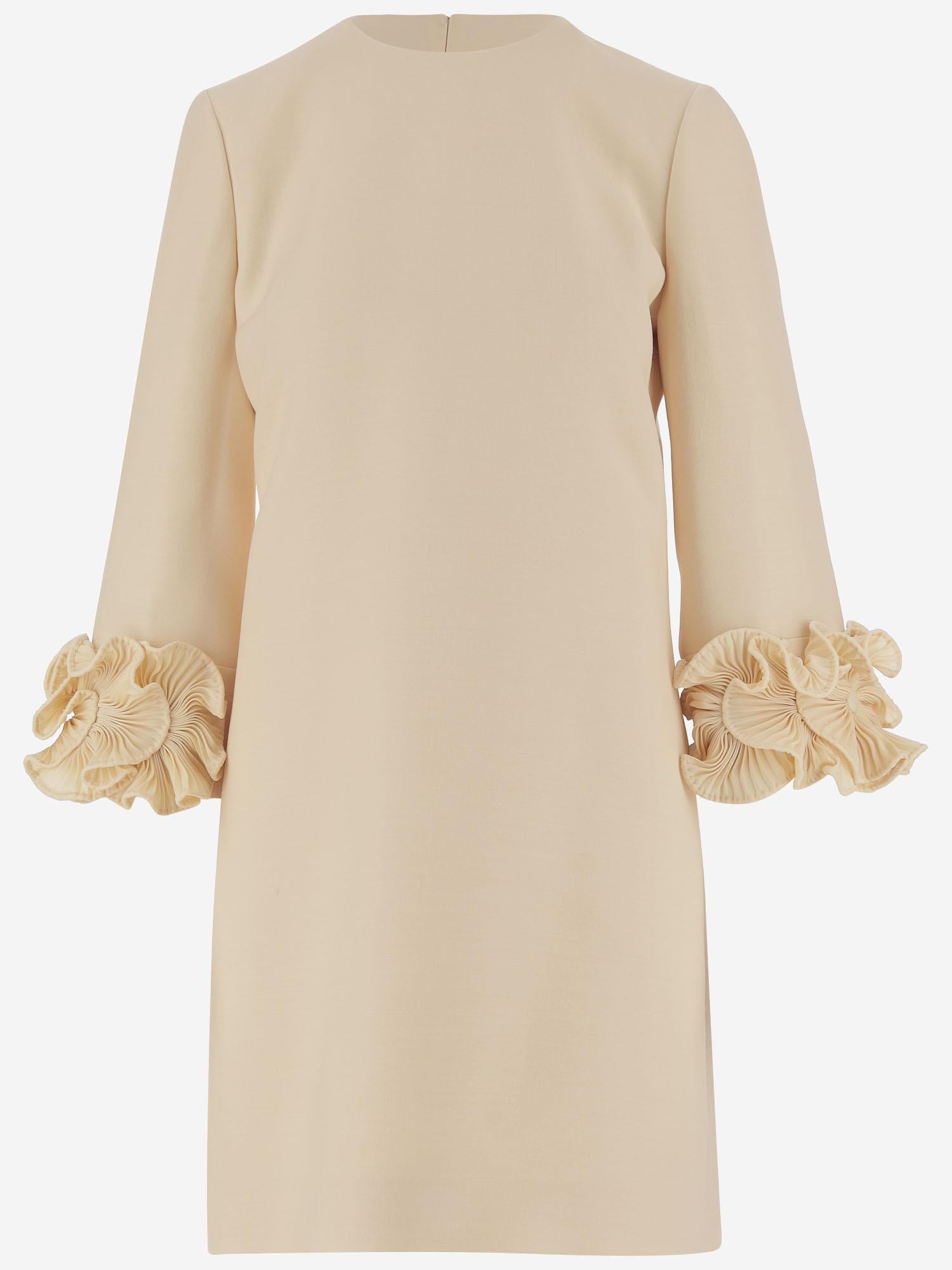 ABITO CORTO IN CREPE COUTURE 7B3VADX0 1CFET5 VALENTINO 