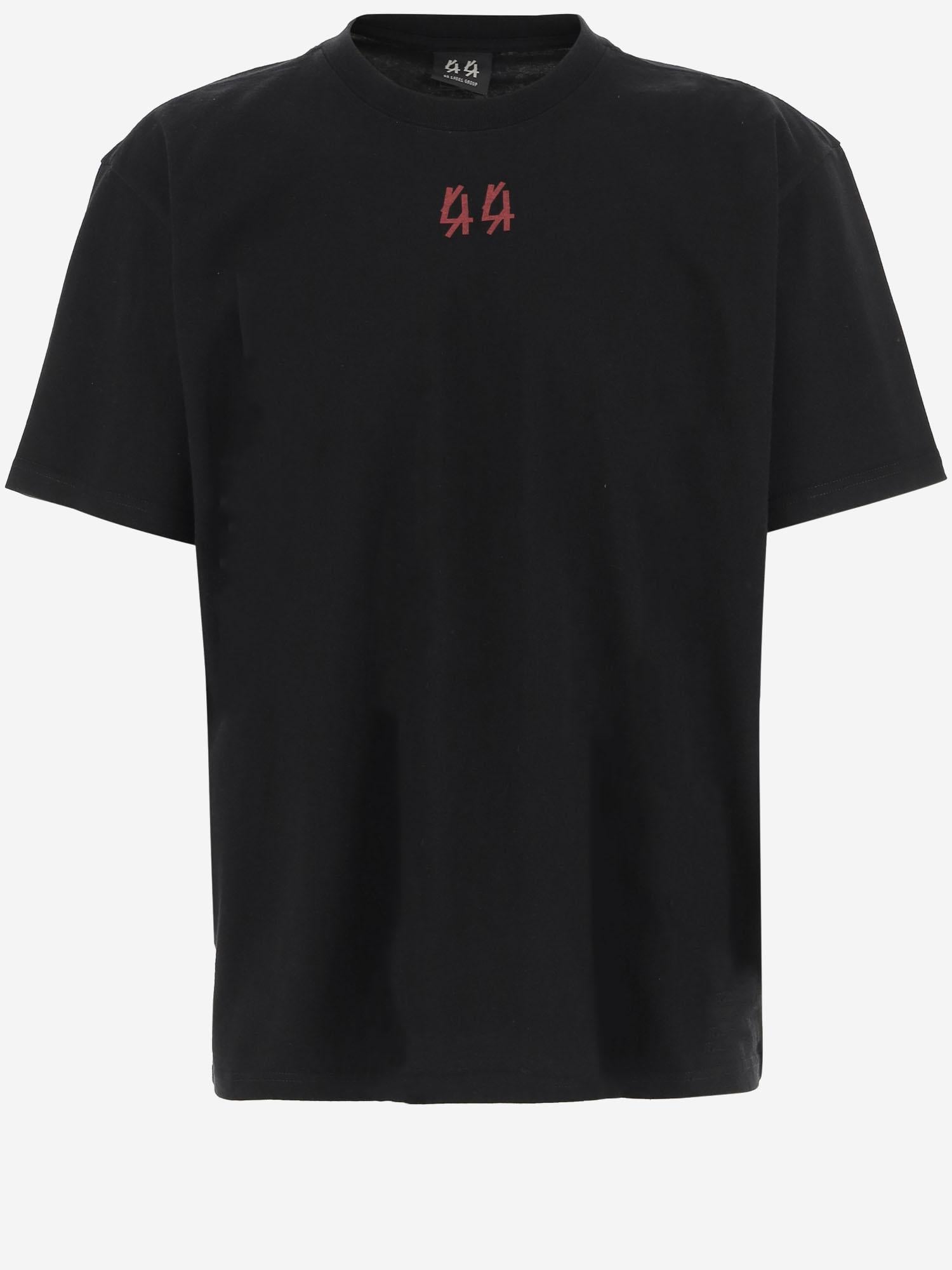 T-SHIRT IN COTONE CON STAMPA B0030556 FA582P682 44 LABEL GROUP 