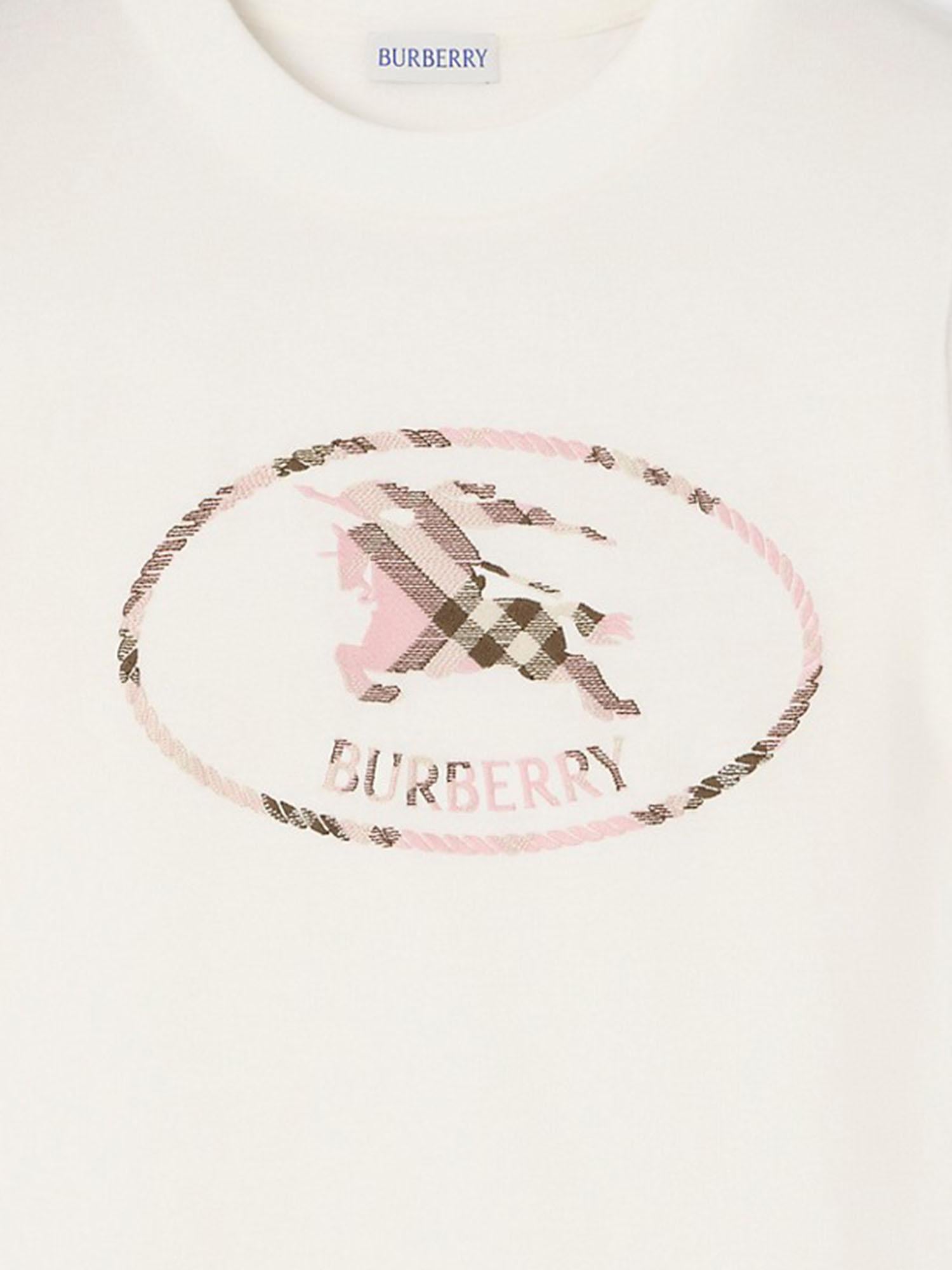 T-SHIRT IN COTONE 8126359 CHALKPINKCHK BURBERRY 
