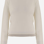 MAGLIONE IN CASHMERE CON BORDI A CONTRASTO KNJP24243 315 ARCH4 