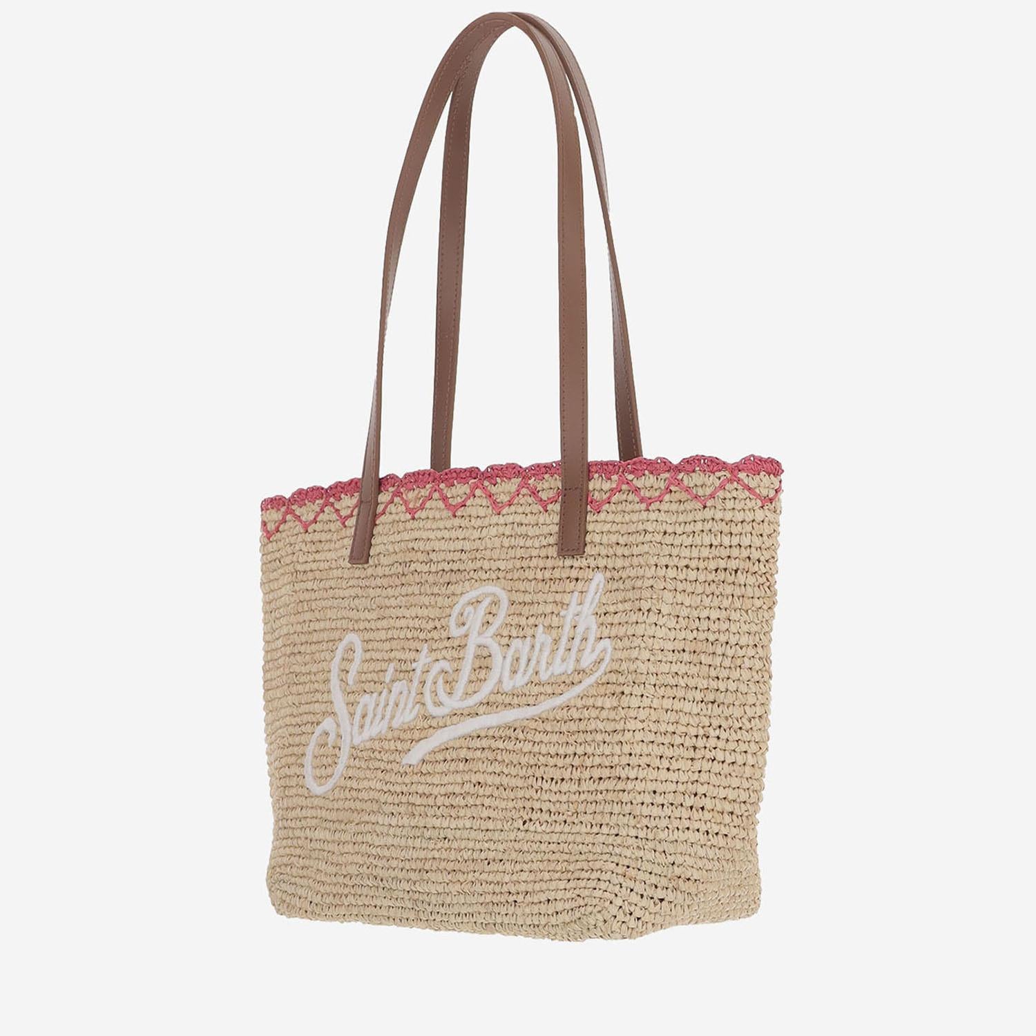 BORSA SHOPPING IN RAFIA RAFC002 00356L MC2 SAINT BARTH 