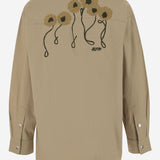 CAMICIA IN COTONE CON LOGO OJPXC7CT COTTONSAND AUTRY 