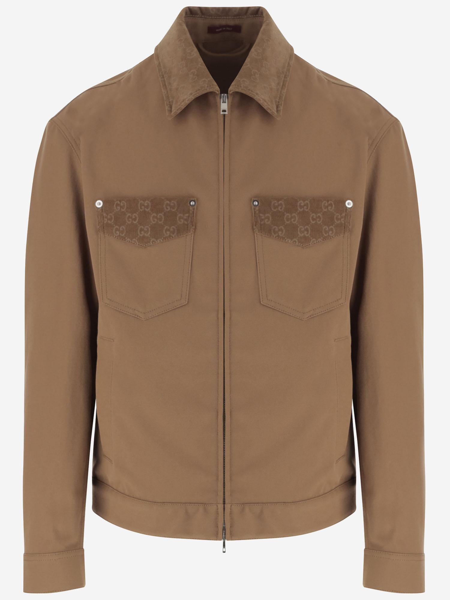 GIACCA IN COTONE CON DETTAGLI GG 854304 ZAUJI2630 GUCCI 