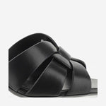 MULES TRIBUTE IN PELLE LISCIA 650986 DWE001000 SAINT LAURENT 