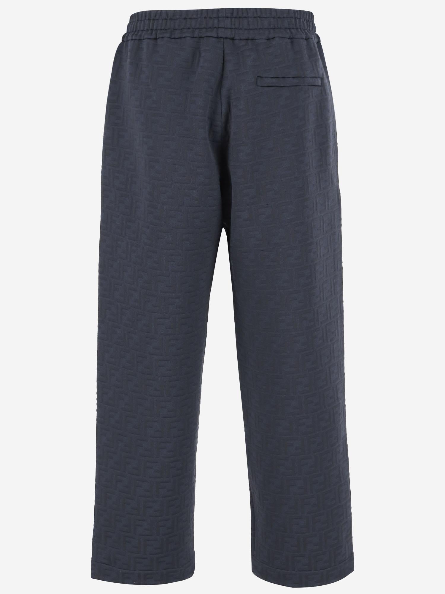 PANTALONI DA JOGGING FF IN MISTO COTONE FAB926 AU8OF1H3O FENDI 