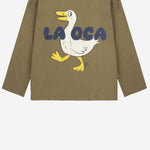 T-SHIRT IN COTONE CON STAMPA B225AC017  BOBO CHOSES KIDS 