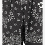 PANTALONI IN COTONE CON MOTIVO BANDANA TACATA BLACK APRES SURF 